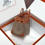 HN 25CM IN GOLD SWIFT AND BLACK/WHITE/BROWN TOILE CANVAS - Image 3