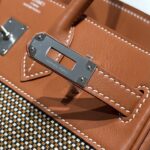 HN 25CM IN GOLD SWIFT AND BLACK/WHITE/BROWN TOILE CANVAS - Image 4