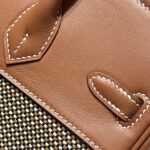 HN 25CM IN GOLD SWIFT AND BLACK/WHITE/BROWN TOILE CANVAS - Image 8