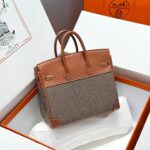 HN 25CM IN GOLD SWIFT AND BLACK/WHITE/BROWN TOILE CANVAS - Image 2