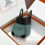 HN 25CM IN BLACK SWIFT BLACK/MINT/BLANC TOILE CANVAS (CUSTOM-MADE) - Image 3