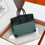 HN 25CM IN BLACK SWIFT BLACK/MINT/BLANC TOILE CANVAS (CUSTOM-MADE) - Image 2