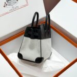 HN 25CM IN BLACK SWIFT WHITE TOILE CANVAS (CUSTOM-MADE) - Image 3