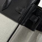 HN 25CM IN BLACK SWIFT WHITE TOILE CANVAS (CUSTOM-MADE) - Image 5