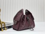 Chanel 25 Mini Burgundy Sliver Hardware - Image 5