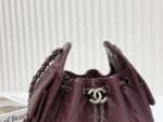 Chanel 25 Mini Burgundy Sliver Hardware - Image 6