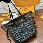 LV NEVERFULL INSIDE OUT MM IN BROWN MONOGRAM COATED CANVAS - Image 2