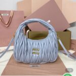 Miu Miu Wander Matelassé Nappa Hobo bag