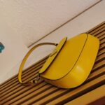 PRADA SPAZZOLATO CLEO SHOULDER BAG IN YELLOW - Image 8
