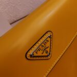 PRADA SPAZZOLATO CLEO SHOULDER BAG IN YELLOW - Image 4