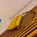 PRADA SPAZZOLATO CLEO SHOULDER BAG IN YELLOW - Image 3