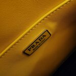 PRADA SPAZZOLATO CLEO SHOULDER BAG IN YELLOW - Image 2