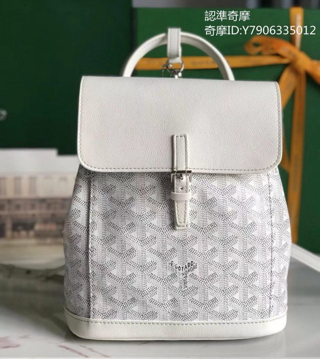 img_4679.jpeg Goyard Goyardine Mini Alpin Backpack in white - Image 1