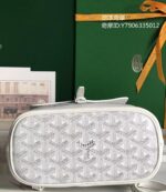 Goyard Goyardine Mini Alpin Backpack in white - Image 5