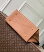 Louis Vuitton Carmel Mahina Leather Hobo Bag in Cognac - Image 4