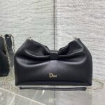 Dior Bow Bag in black lambskin