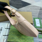 JACKIE SMALL SHOULDER BAG 27 IN LIGHT PINK CRACKED LACQUER GOLD HARDWARE - Image 3