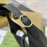 JACKIE MEDIUM SHOULDER BAG 35 IN BLACK GOLD HARDWARE - Image 3