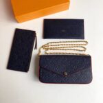 LV Félicie Pochette Bag Black - Image 4