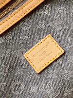 Louis Vuitton LV Keepall Denim bandouliere 55 Grey - Image 4