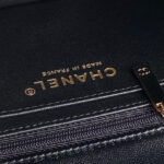 Chanel Patent Quilted Mini Top Handle Flap Bag - Image 9