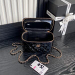 Chanel Long Vanity Case Gold Hardware - Image 4