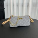 Louis Vuitton Liv Pochette in Washed Denim - Image 3