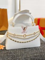 Louis Vuitton Capucines BB handbag in white Taurillon leather - Image 7