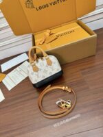 Louis Vuitton Nano Alma handbag in Monogram Dune canvas - Image 6