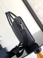 Dior Lingot Briefcase in black grained calfskin leather - Image 9