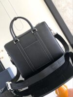 Dior Lingot Briefcase in black grained calfskin leather - Image 4
