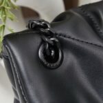 Saint Laurent Puffer Loulou medium shoulder bag in black - Image 4