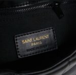Saint Laurent Puffer Loulou medium shoulder bag in black - Image 3