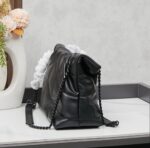 Saint Laurent Puffer Loulou medium shoulder bag in black - Image 6