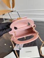CHANEL KELLY BAG 19 IN LIGHT PINK CALFSKIN GOLD HARDWARE - Image 8