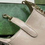 JACKIE NOTTE MINI BAG 19 IN BEIGE CRACKED LACQUER - Image 7