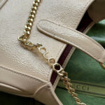 JACKIE NOTTE MINI BAG 19 IN BEIGE CRACKED LACQUER - Image 8