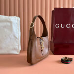Jackie Small Shoulder Bag Brown Leathe - Image 3