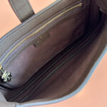 GUCCI JACKIE 1961 SMALL BAG 28 CM IN DARK BROWN LEATHER WITH GOLD HARDWARE - Image 8