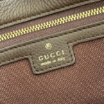 GUCCI JACKIE 1961 SMALL BAG 28 CM IN DARK BROWN LEATHER WITH GOLD HARDWARE - Image 9