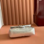 GUCCI GG MARMONT BAG 16 IN SILVER LAMBSKIN - Image 5