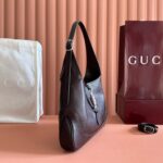 GUCCI JACKIE SLIM SHOULDER BAG 28 IN DARK BROWN - Image 5