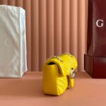 GUCCI GG MARMONT BAG 22 IN YELLOW LAMBSKIN - Image 3