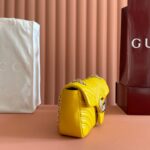 GUCCI GG MARMONT BAG 26 IN YELLOW LAMBSKIN - Image 2
