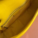 GUCCI GG MARMONT BAG 26 IN YELLOW LAMBSKIN - Image 4