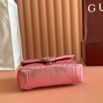 GUCCI GG MARMONT BAG 22 IN METALLIC PINK LAMBSKIN - Image 3