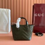 GUCCI GG MARMONT TOTE BAG 17 IN MOSS GREEN - Image 6
