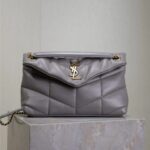 YSL 25S LOULOU PUFFER MEDIUM 29 IN SMOKY LAVENDER