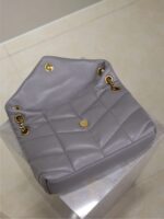 YSL 25S LOULOU PUFFER MEDIUM 29 IN SMOKY LAVENDER - Image 5
