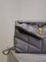 YSL 25S LOULOU PUFFER MEDIUM 29 IN SMOKY LAVENDER - Image 3